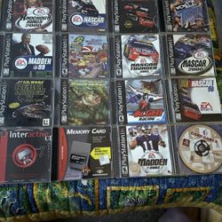 PS1 game bundle assorted titles