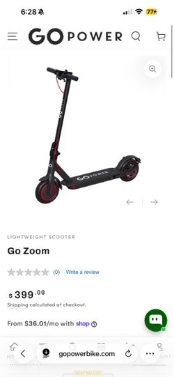 Go Power Go Zoom Electric Scooter