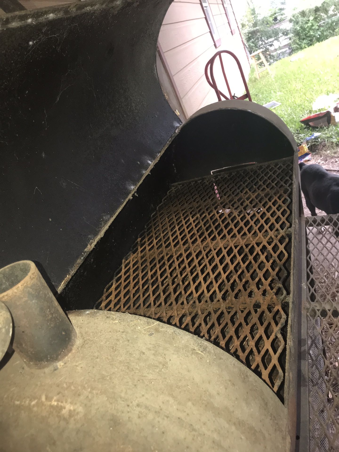 2 bbq pits