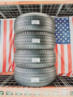 ✅ 4 USED TIRES 235/50R19 BRIDGESTONE DUELER HL 2355019