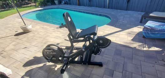 leg extension/ leg curl machine