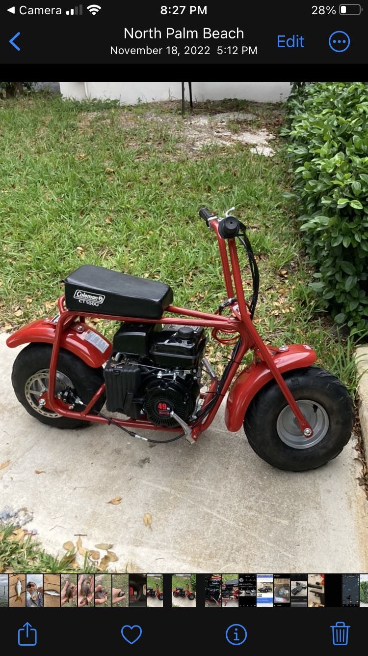 Coleman Ct 100 U Mini Bike 2021