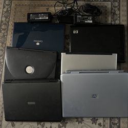 6 vintage laptops for parts