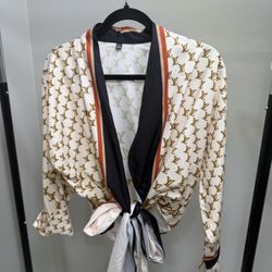 NEW Inspo LV Blouse/Wrap
