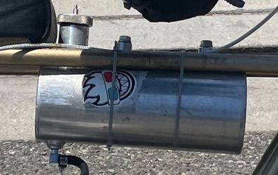mini bike half gallon aluminum gas tank