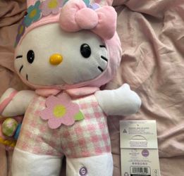 animated Hello Kitty easter plush
