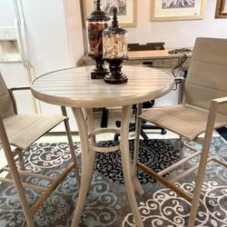 3pc Tall Top Patio Set