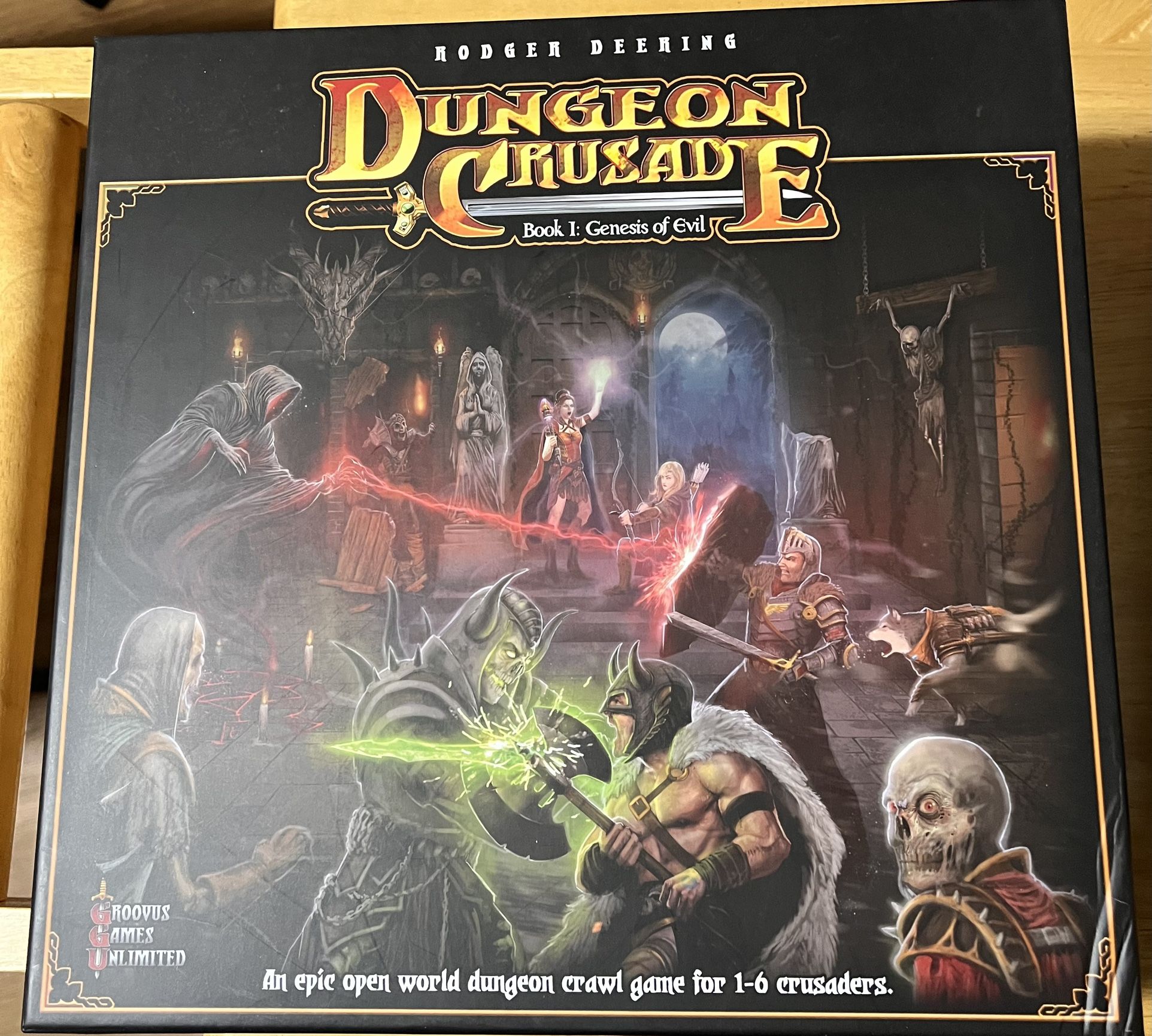 Dungeon Crusade Book I: Genesis of Evil Crusader of the Realm bundle Board Game