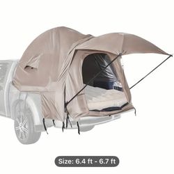 Truck Tent With Removable Awing, PU2000mm Waterproof Khaki 6.6-6.7ft New in Irvine 