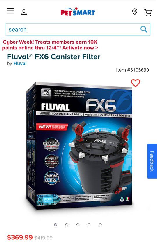 Fluval F6 Canister Filter 