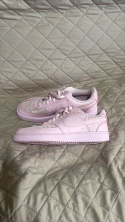 Nike Women’s Court Vision Low Pink Foam Lace size 8.5 NEW without box