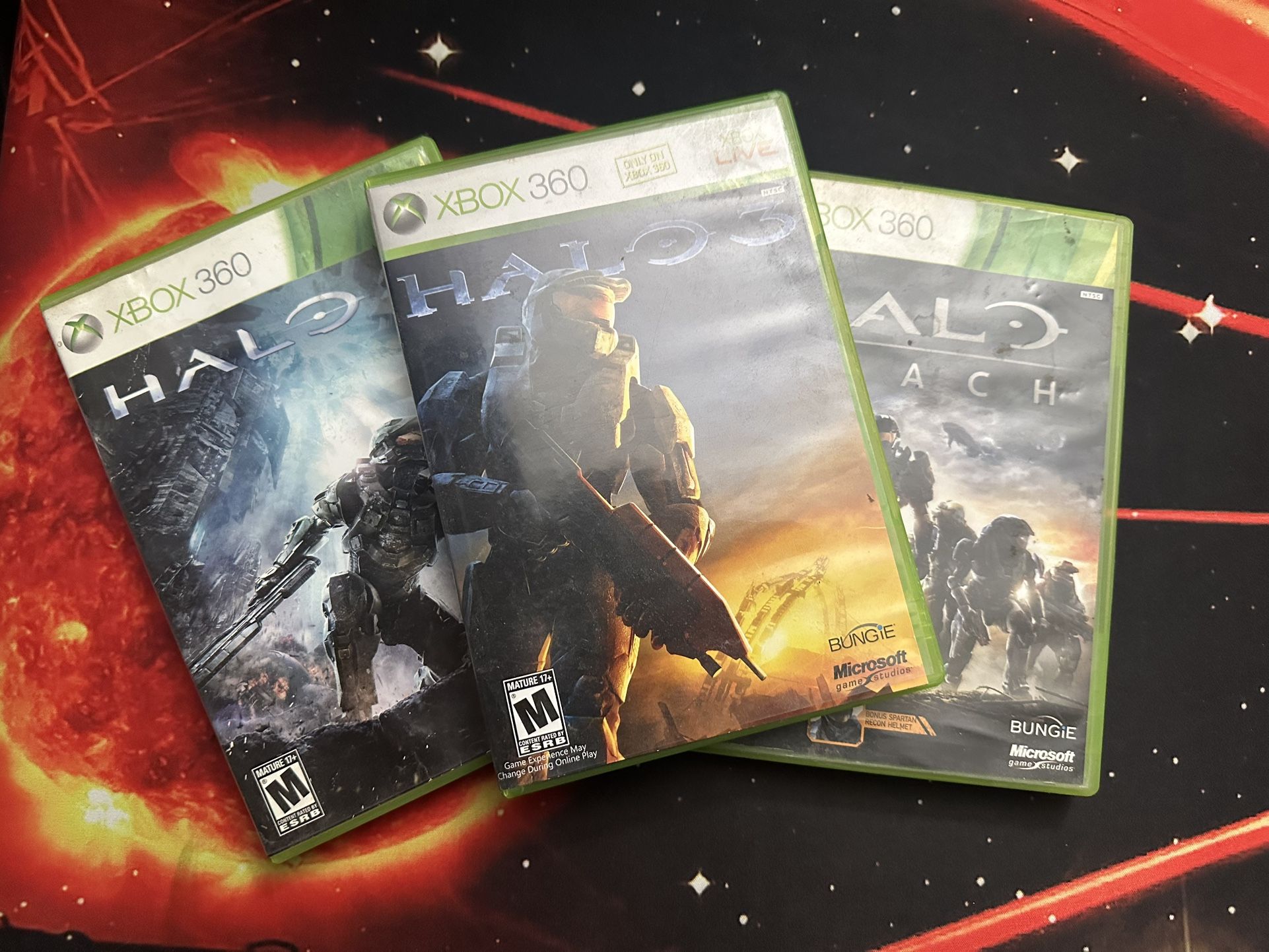 3 Halo Games  Xbox 360