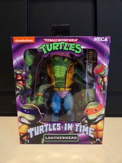 NECA TMNT Turtles in Time Leatherhead Teenage Mutant Ninja Turtles Figure - NEW!
