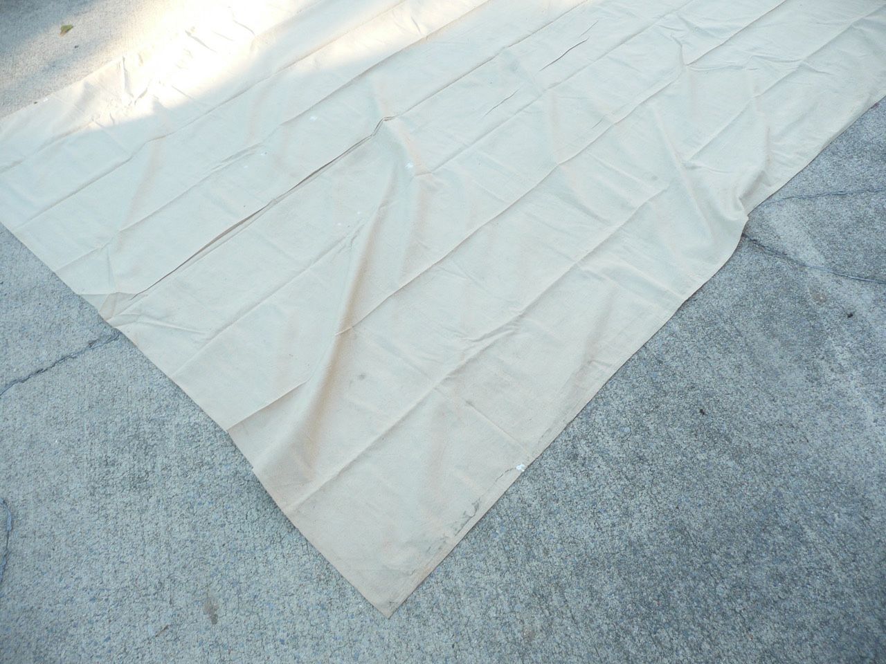 4 Canvas Drop Cloths/tarps 9’x12’ Used