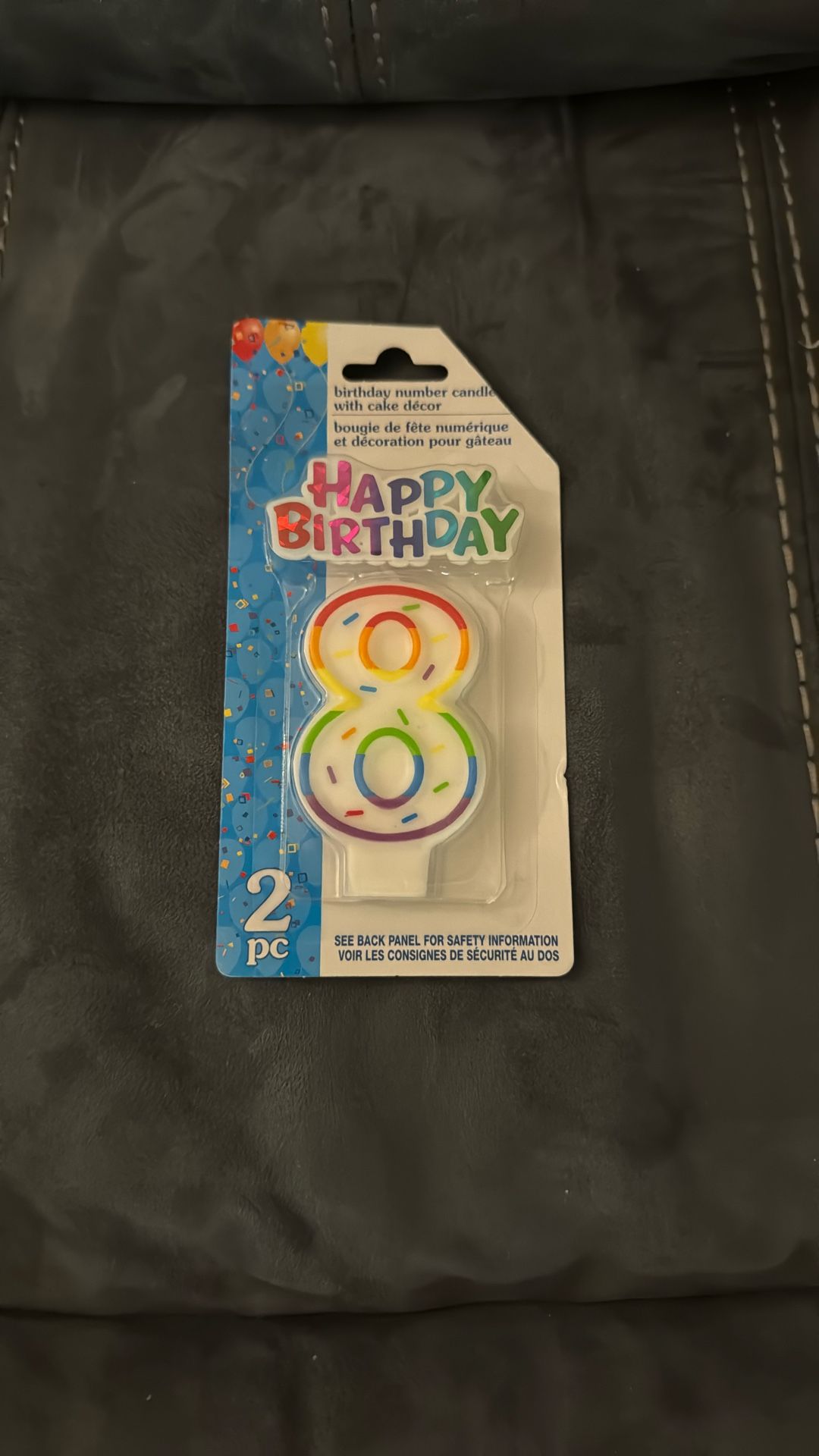 New Happy Birthday Number 8 Cake Party Candle And Decoration