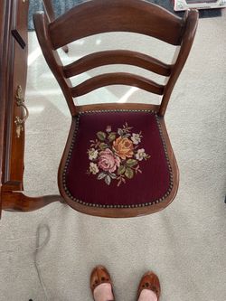 Small writing desk with chair