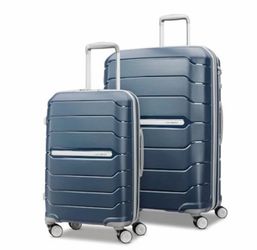 Samsonite Freeform 2-Piece Hardshell Luggage Set Navy