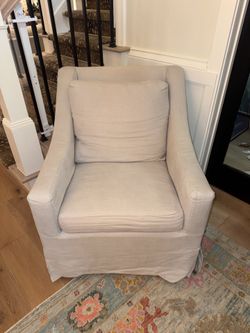 Restoration Hardware - CLASSIC SLOPE ARM SLIPCOVERED SWIVEL GLIDER