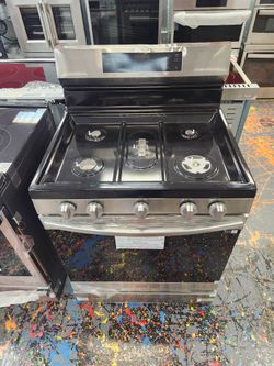 Final Sale Samsung 30 Inch Freestanding Gas Range With Air Fry And Convection Oven 