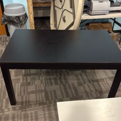 Black Table With Two Leafs