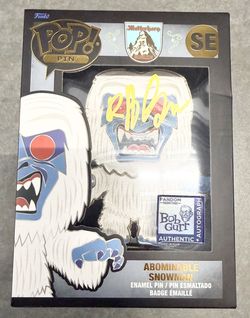 Bob Gurr signed Disneyland’s Matterhorn Abominable Snowman Pop Pin