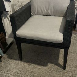 Tiburon Dining Armchair - with “Flat Resin Weave” from Wicker Hills