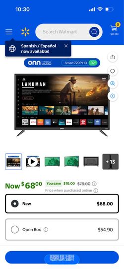 Smart TV 32 Inch (Onn Vizio)