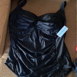 Womens One Piece Swimsuit Black