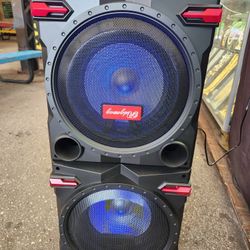 2  12" Big Bluetooth Speaker With 🎤 