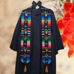 Mexican Graduation Stole Embroidered 