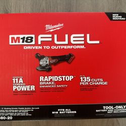 Milwaukee M18 Fuel Angle Grinder 