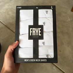 Frye Men's Crew Neck T-Shirts 4-Pack Large