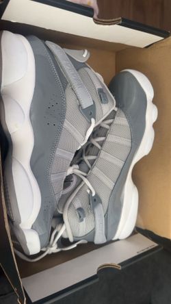 Grey Jordan 6 rings size 8.5 in men