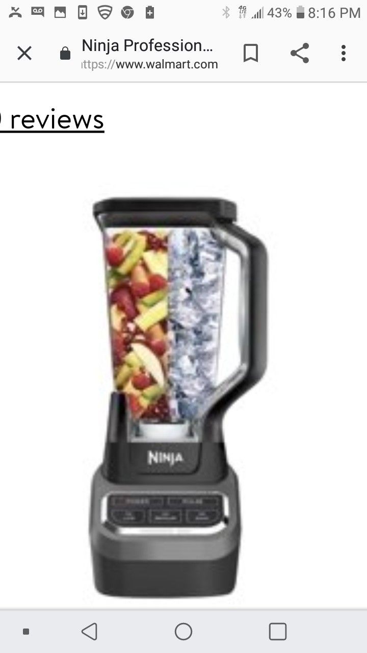 Ninja pro. And kitchen aid mixers
