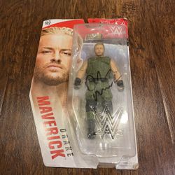 Drake Maverick Autographed WWE Mattel Basic Series 102 Action Figure New In Package / Unopened