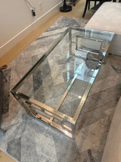 Contemporary Glass Coffee Table