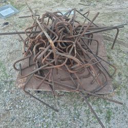 Pile Of Rebar 