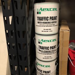 Traffic Paint Water-Reducible Acrylic RED          EACH FOR