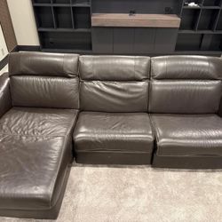 FREE Leather Sectional Couch 