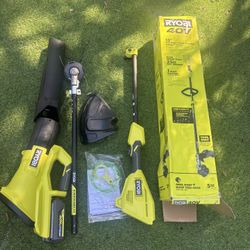 Ryobi Kit Blower And String Trimmer