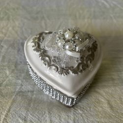 Heart Shape Trinket Jewelry Box