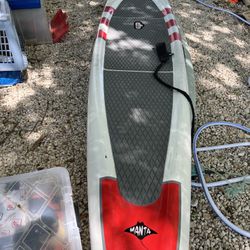 Lahui Kai Paddleboard w/ carbon fiber paddle - $350