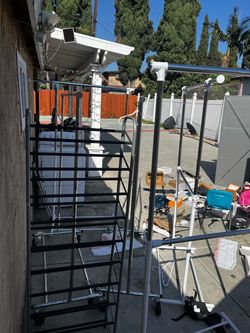 Clothes hanger rack plus shoe rack