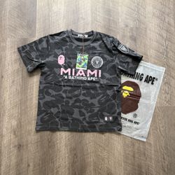 BAPE x Inter Miami FC Exclusive Black Adult L