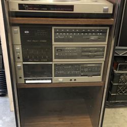 Studio Standard Stereo By Fisher With Cabinet (Read Description)