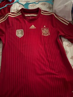 Spain jersey size large authentic