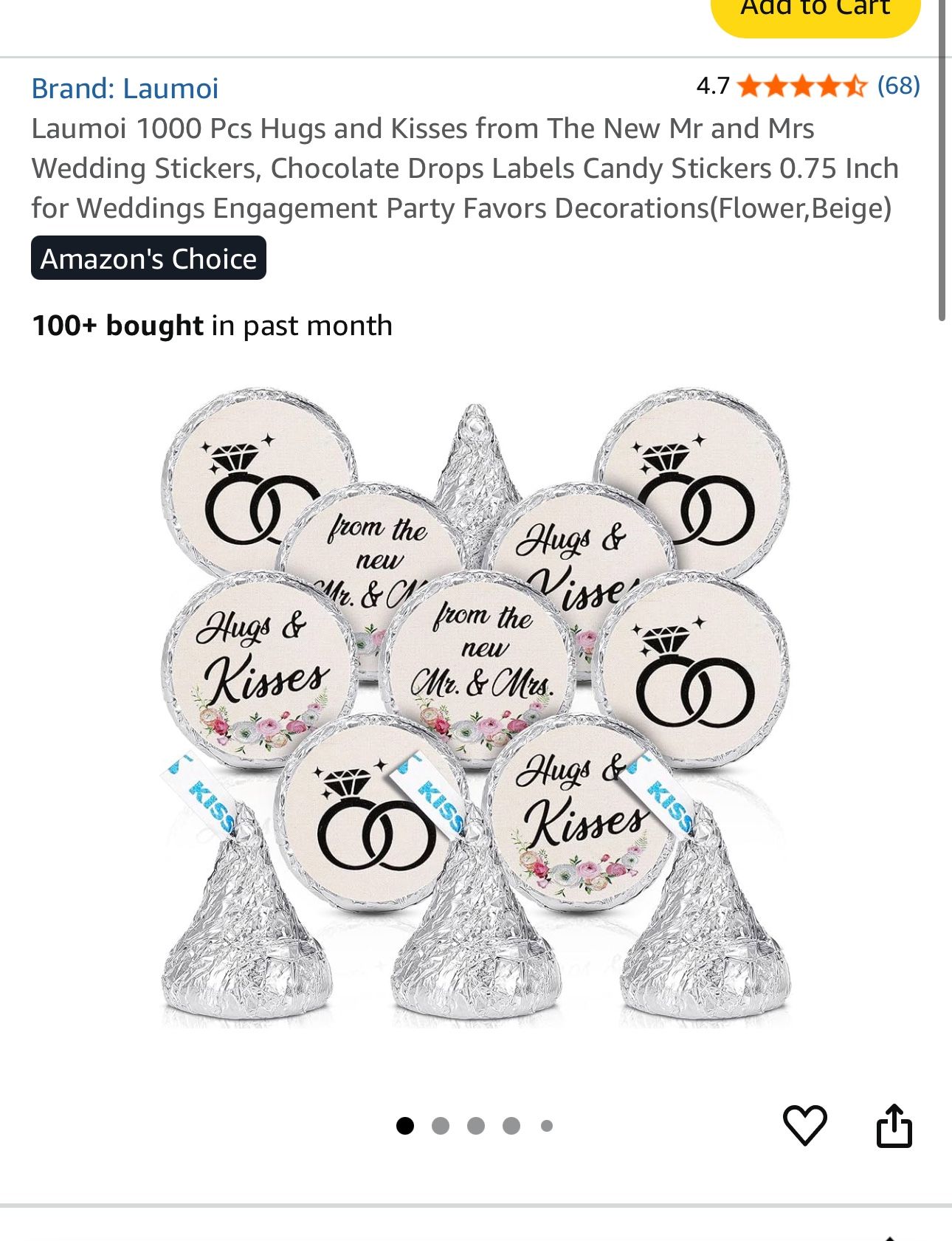 600+ Hersey Kiss Sticker