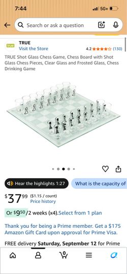 Chess Board (shot glasses)