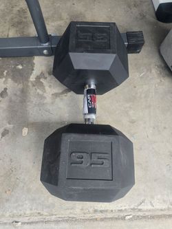 New cap 95lbs dumbell