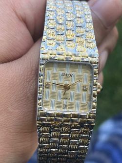 Vintage JALGA Swiss Parts Movt quartz watch”